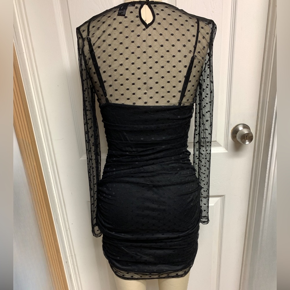 Forever 21 polka dot mesh dress - Picture 2 of 2